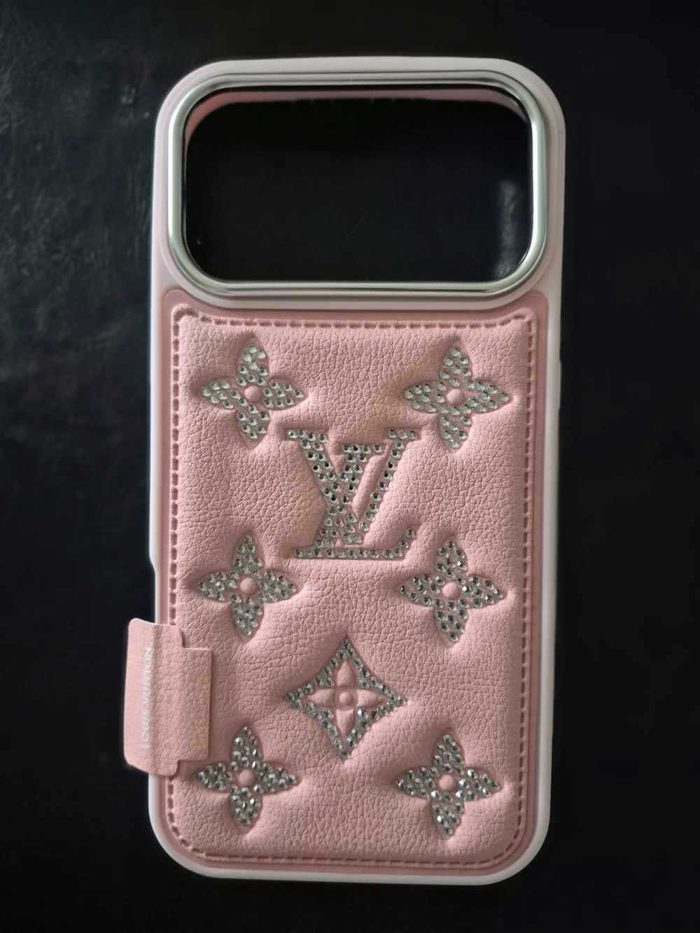 17 Pro MAX LV Monogram Rhinestone Phone Case